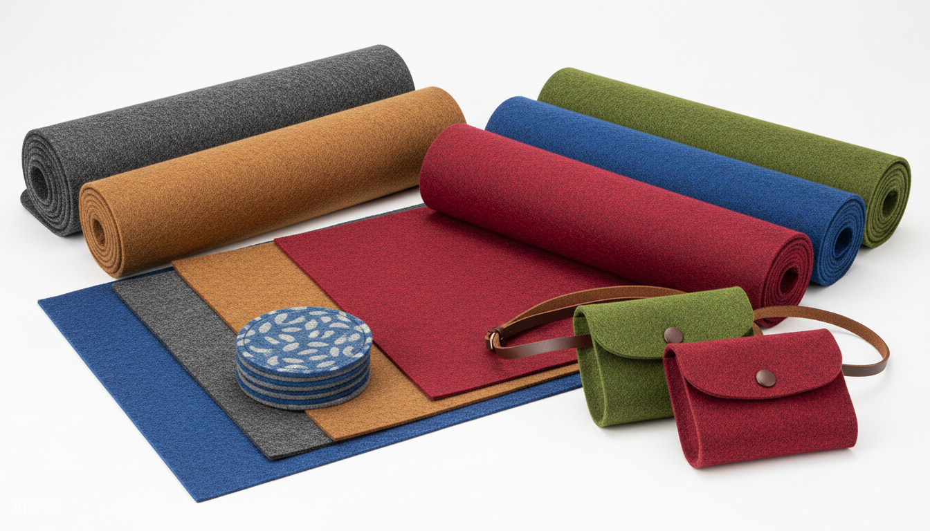 Needle-Punched Felt Fabric