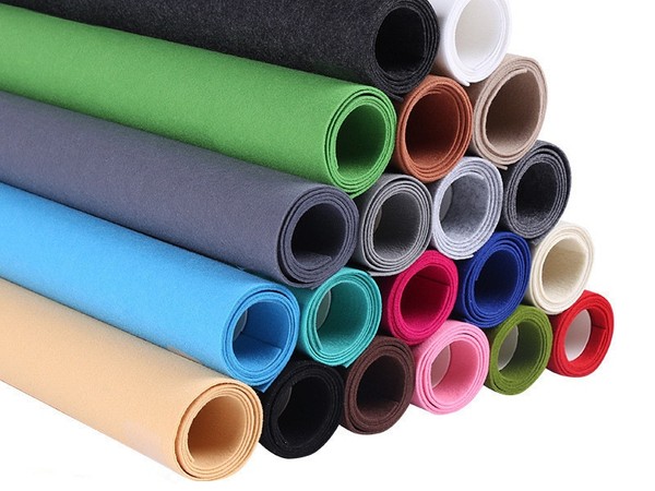 Colorful Felt Fabric Rolls