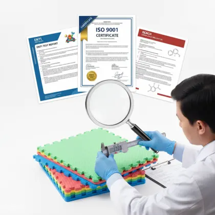 ISO quality control for EVA foam and magnetic products