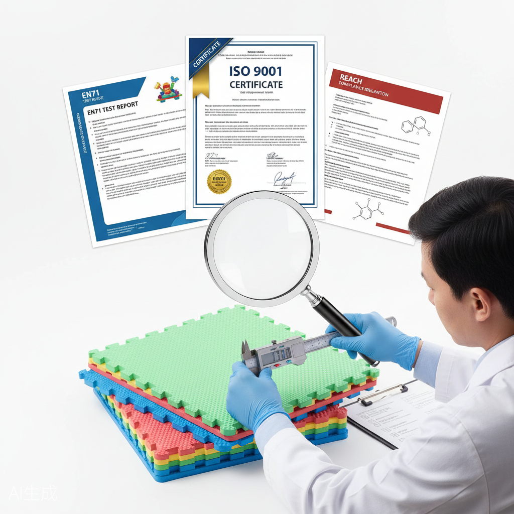 ISO quality control for EVA foam and magnetic products