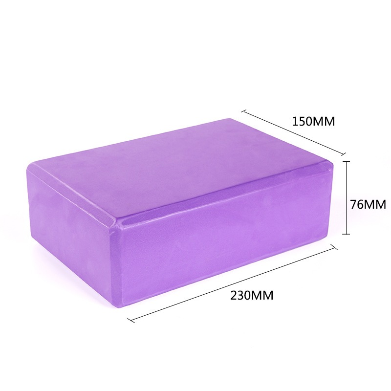 High-Density Solid Color EVA Yoga Block